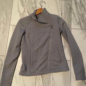 Athleta Diagonal Zip Up Sweatshirt